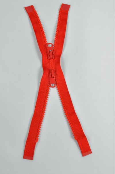 ZIP008 4號拉鏈  樹脂膠牙拉鏈   雙頭上下拉拉鏈   成衣開尾拉鏈款式  不設單獨拉鍊訂購 細節-1